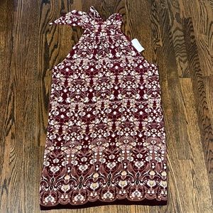 Max Studio High Neck Dress